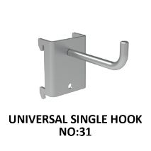 universal single hook