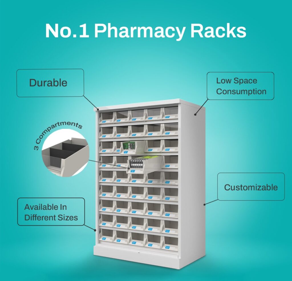 Modular pharmacy racks